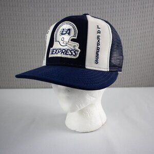 USFL LA Express Los Angeles Mesh Snapback 1990s Vintage
